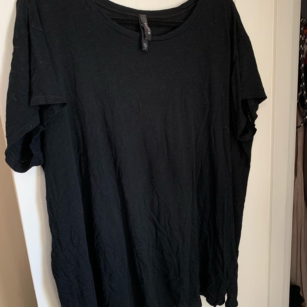 Torrid Size 2 black tunic